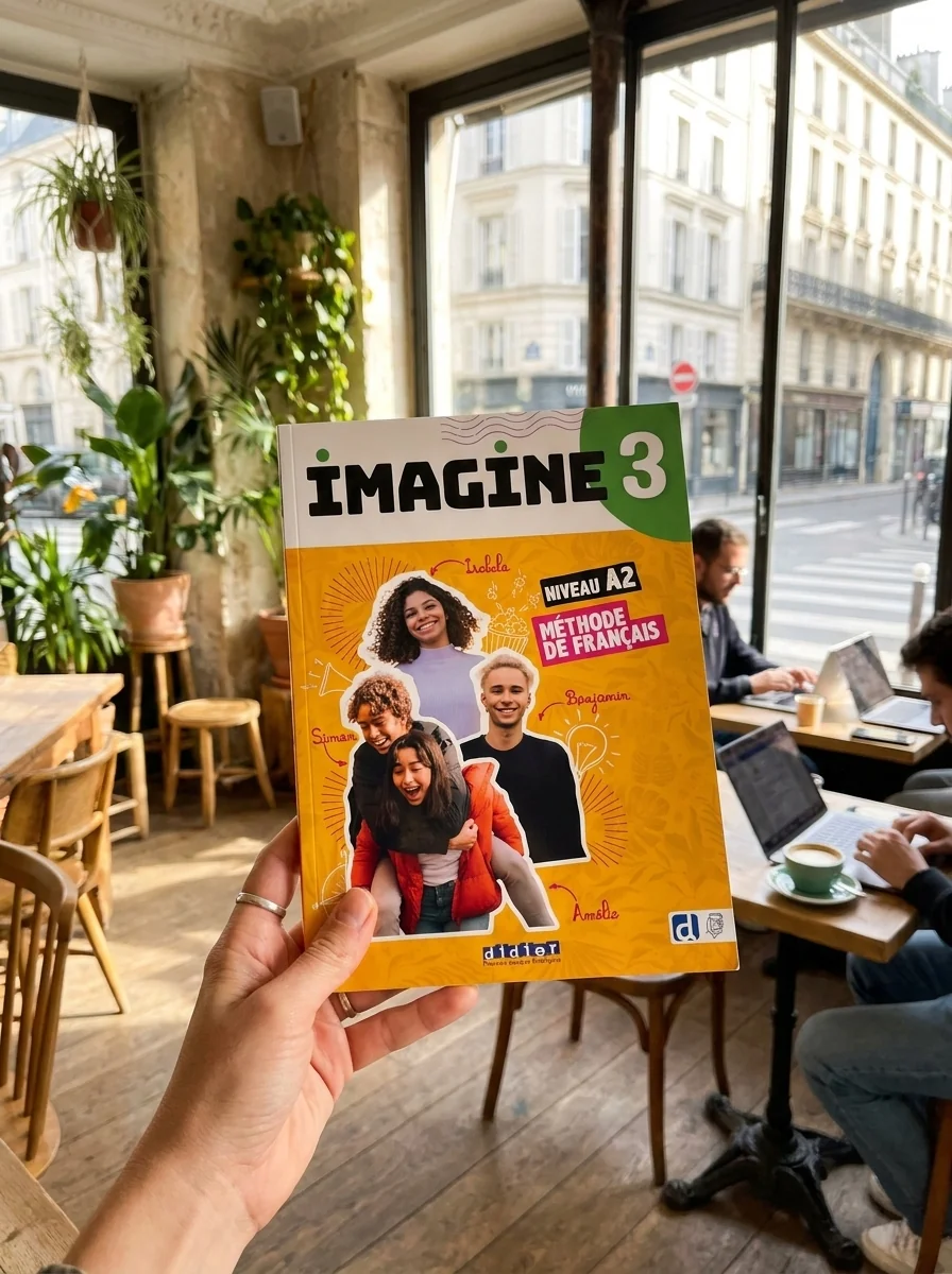 Imagine 3 A2.2 Livre + didierfle.app — Флоренс Гемас, обкладинка
