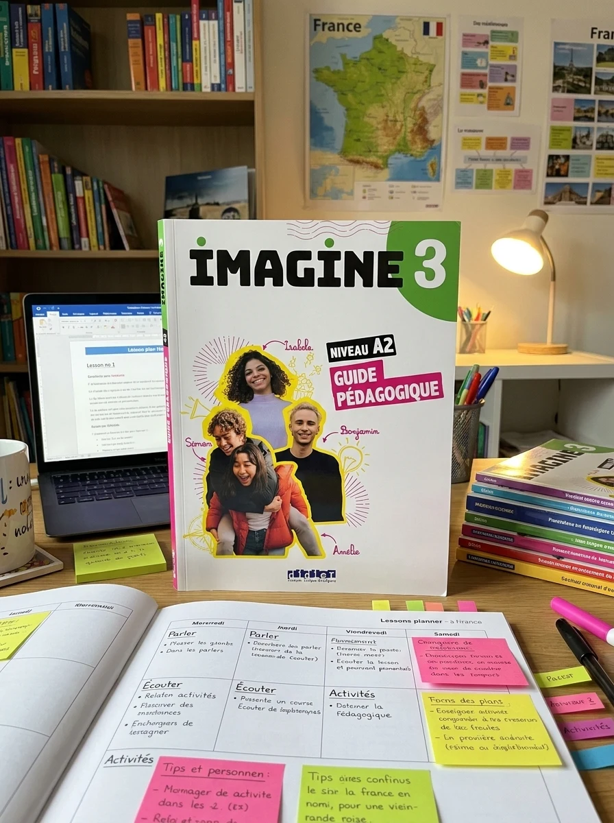Imagine 3 – Niv. A2 – Guide pédagogique — Вивчення мов