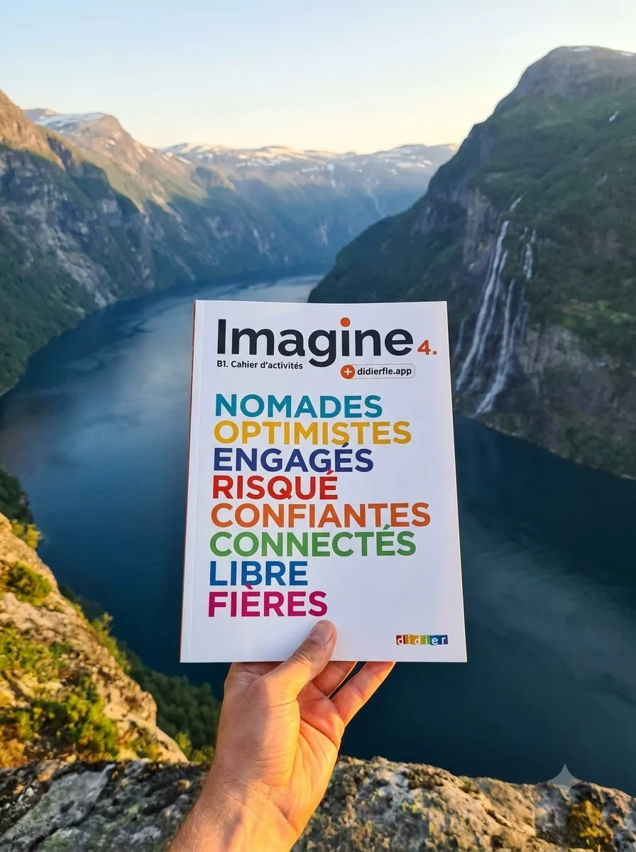 Imagine 4. B1. Cahier d'activités + didierfle.app — Марі-Ноель Коктон, обкладинка