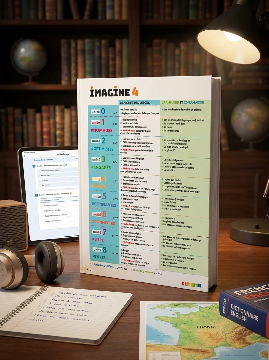 Imagine 4. B1. Livre + didierfle.app — Вивчення мов