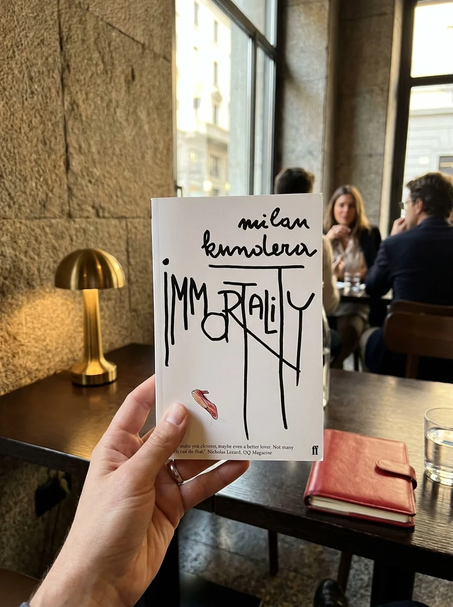 Immortality — Мілан Кундера, обкладинка