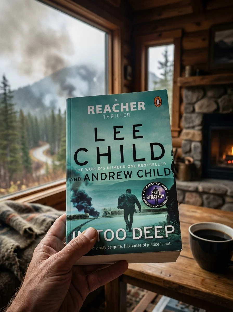 In too deep — Лі Чайлд, обкладинка