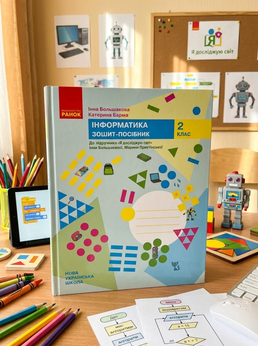 Інформатика. 2 клас. Зошит-посібник до підручника «Я досліджую світ» — Дитяча література