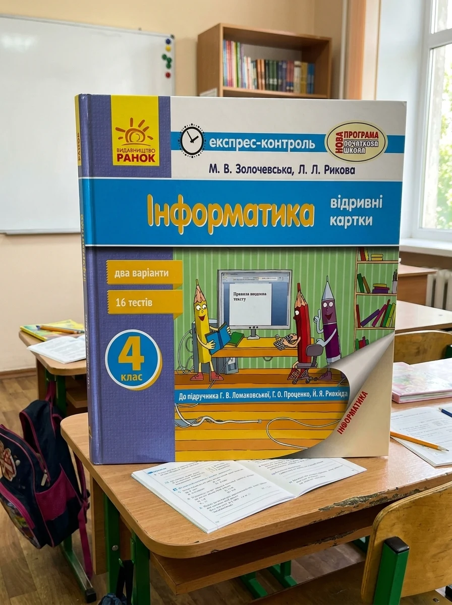 Інформатика. 4 клас. Експрес-контроль до підручника Г.В. Ломаковської, Г.О. Проценко, Й.Я. Ривкінда — Вивчення мов