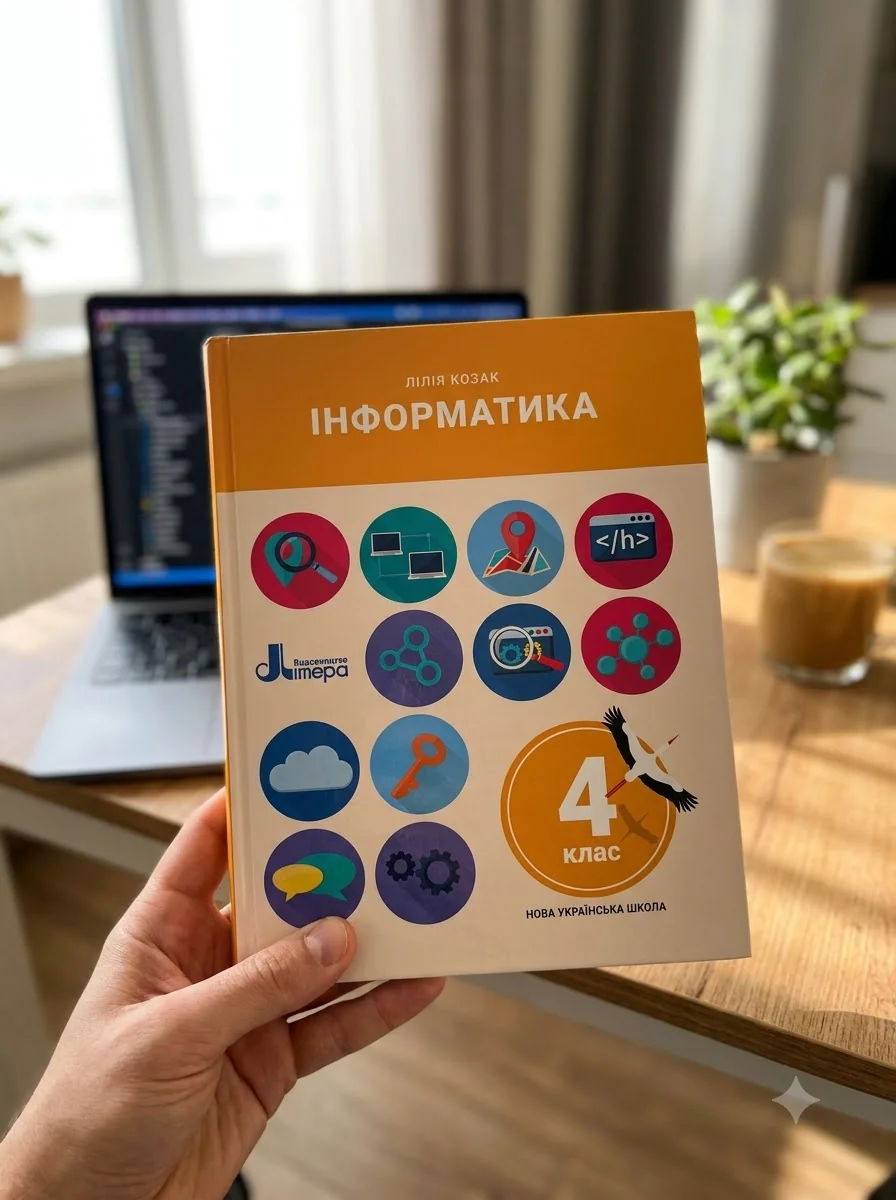 Інформатика. 4 клас. Підручник — Лілія Козак, обкладинка