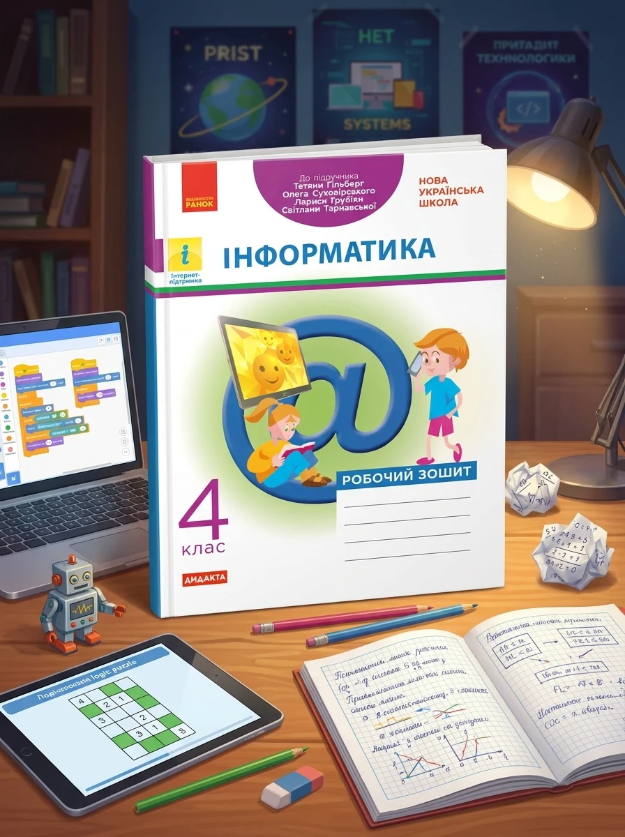 Інформатика 4 клас. Робочий зошит до підручника Гільберг Т. та ін. — Вивчення мов