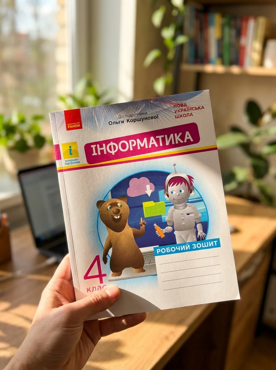 Інформатика 4 клас. Робочий зошит до підручника Коршунової О. — Лариса Рикова, обкладинка