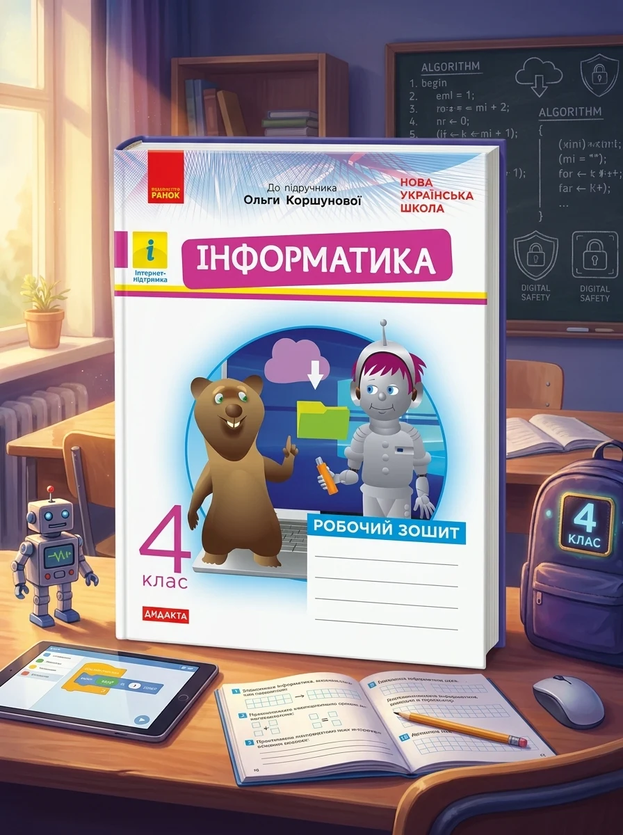 Інформатика 4 клас. Робочий зошит до підручника Коршунової О.