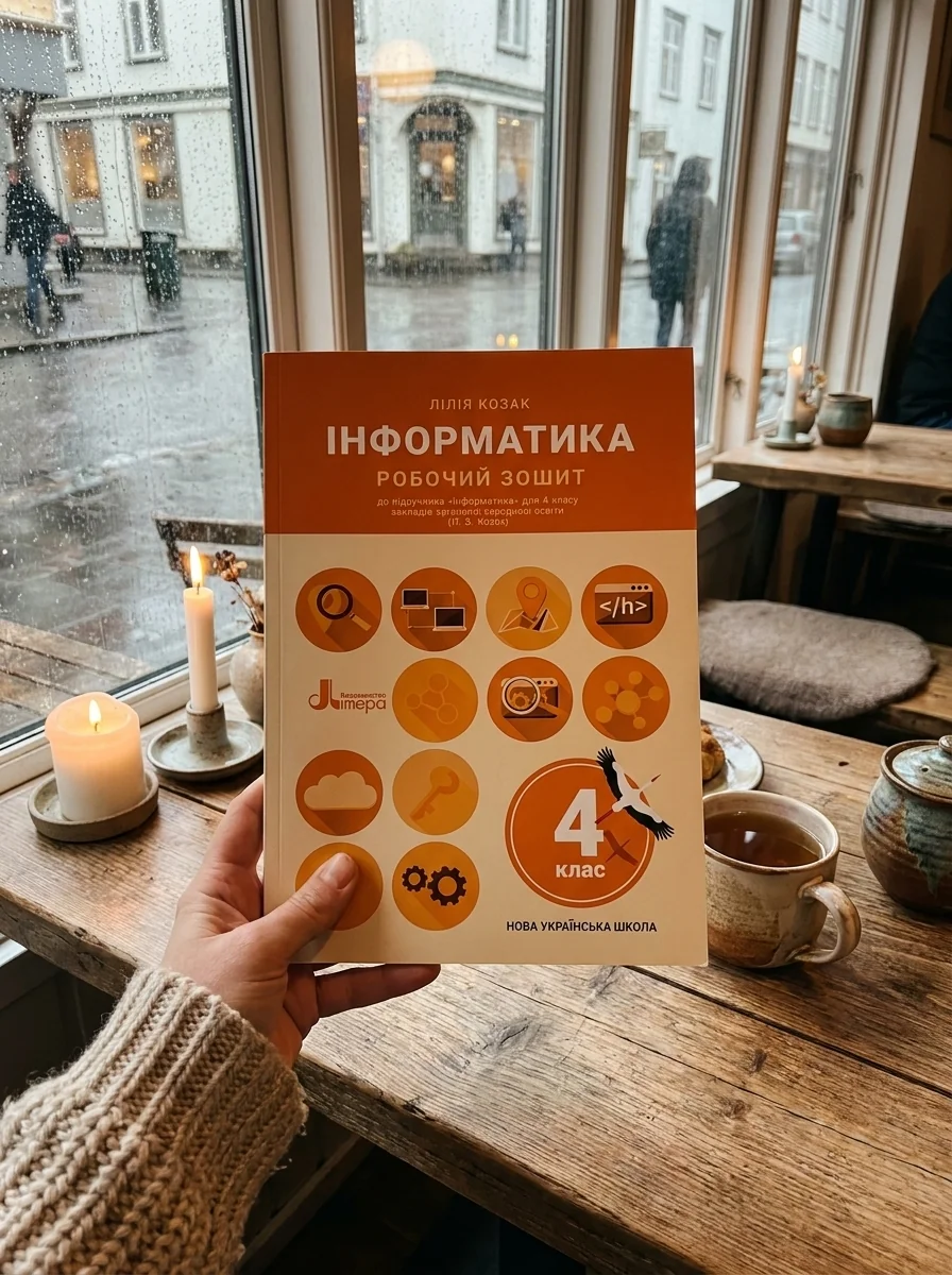 Інформатика. 4 клас. Робочий зошит до підручника Козак Л. З. — Лілія Козак, обкладинка