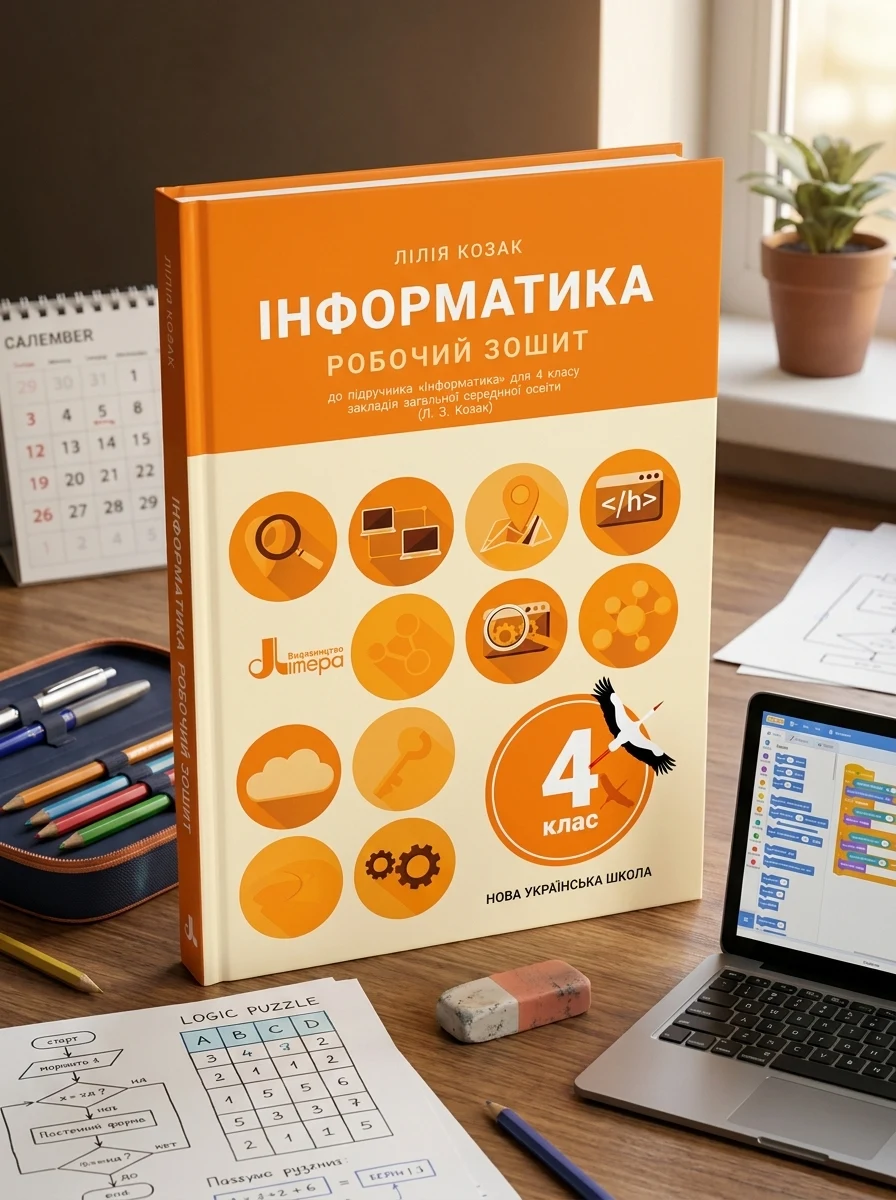 Інформатика. 4 клас. Робочий зошит до підручника Козак Л. З. — Дитяча література