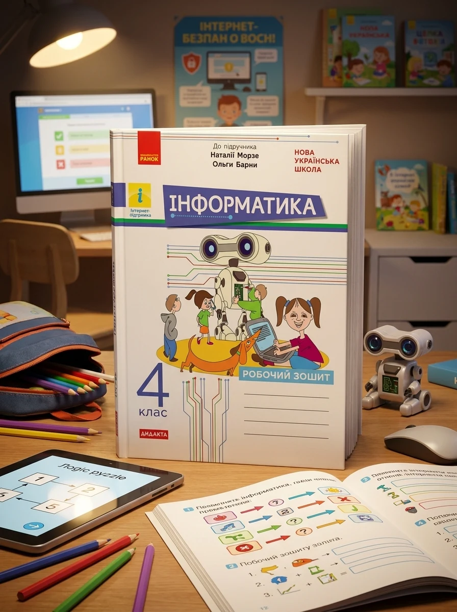 Інформатика 4 клас. Робочий зошит до підручника Морзе Н., Барни О. — Дитяча література