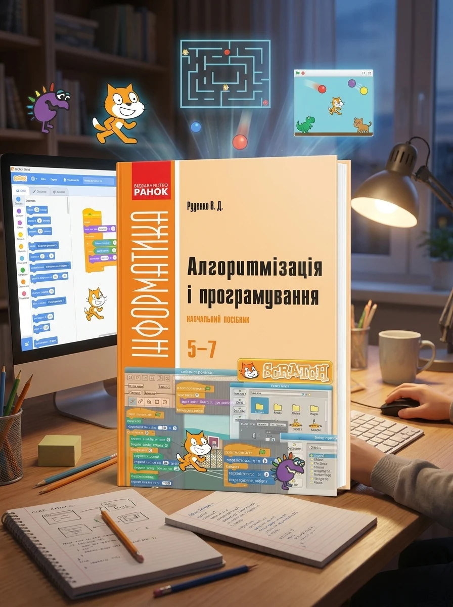 Інформатика. 5-7 клас. SCRATCH. Алгоритмізація і програмування — Дитяча література