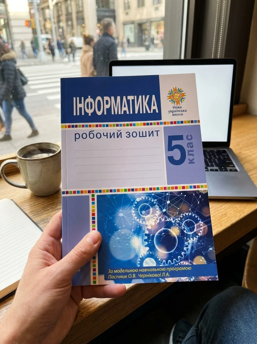 Інформатика. 5 клас. Робочий зошит — Інна Тріщук, обкладинка
