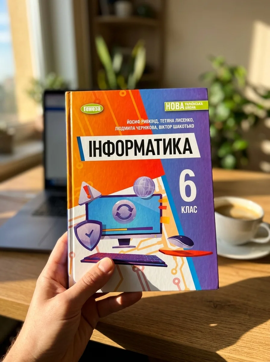 Інформатика 6 клас — Й. Я. Ривкінд, обкладинка