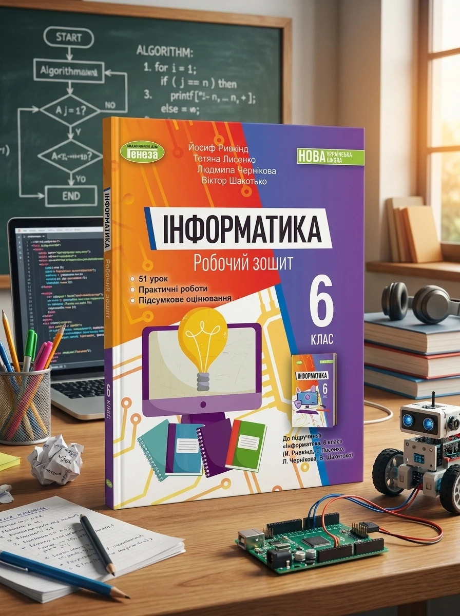 Інформатика 6 клас. Робочий зошит — Дитяча література