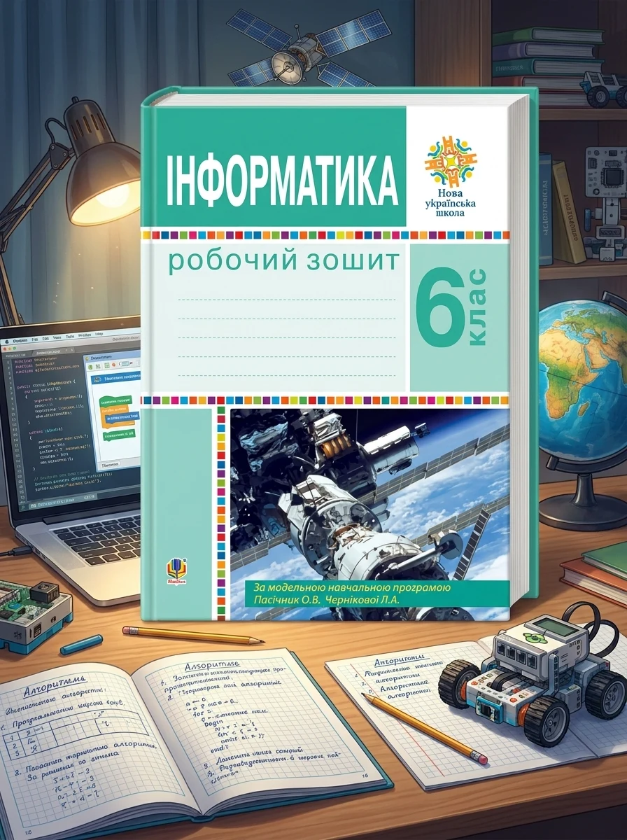 Інформатика. 6 клас. Робочий зошит (за модельною програмою Пасічник О.В., Чернікової Л.А.) — фото 2