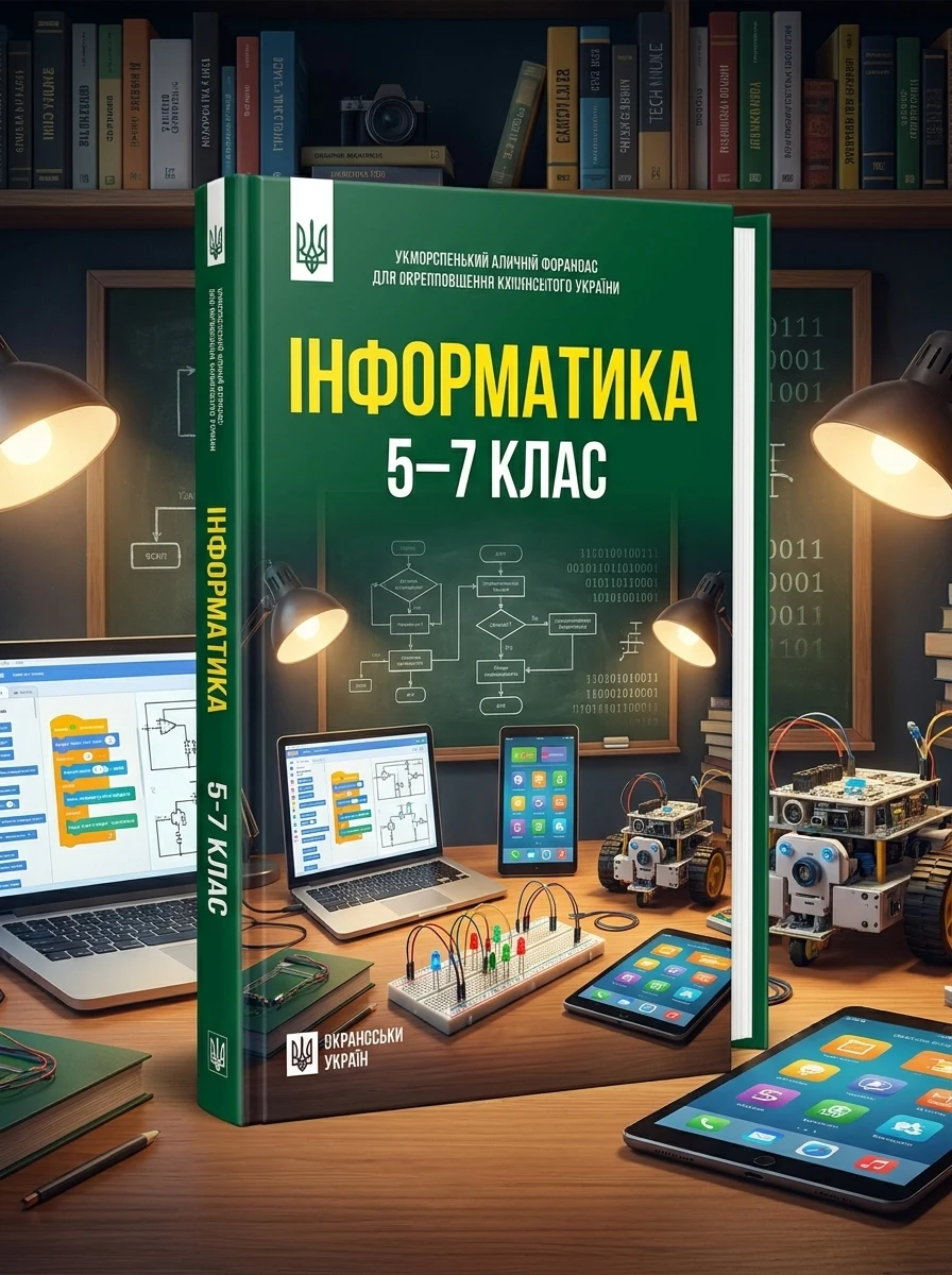 Інформатика 7 клас. Підручник — Джон Ендрю Біос, обкладинка