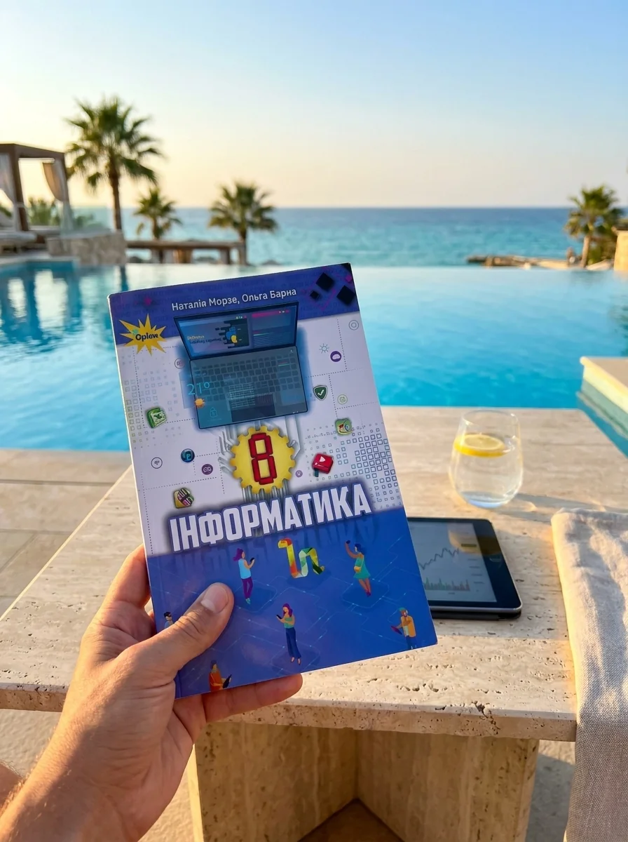 Інформатика 8 клас — Наталія Морзе, обкладинка