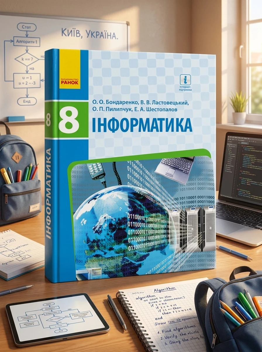 Інформатика. 8 клас. Підручник — Вивчення мов