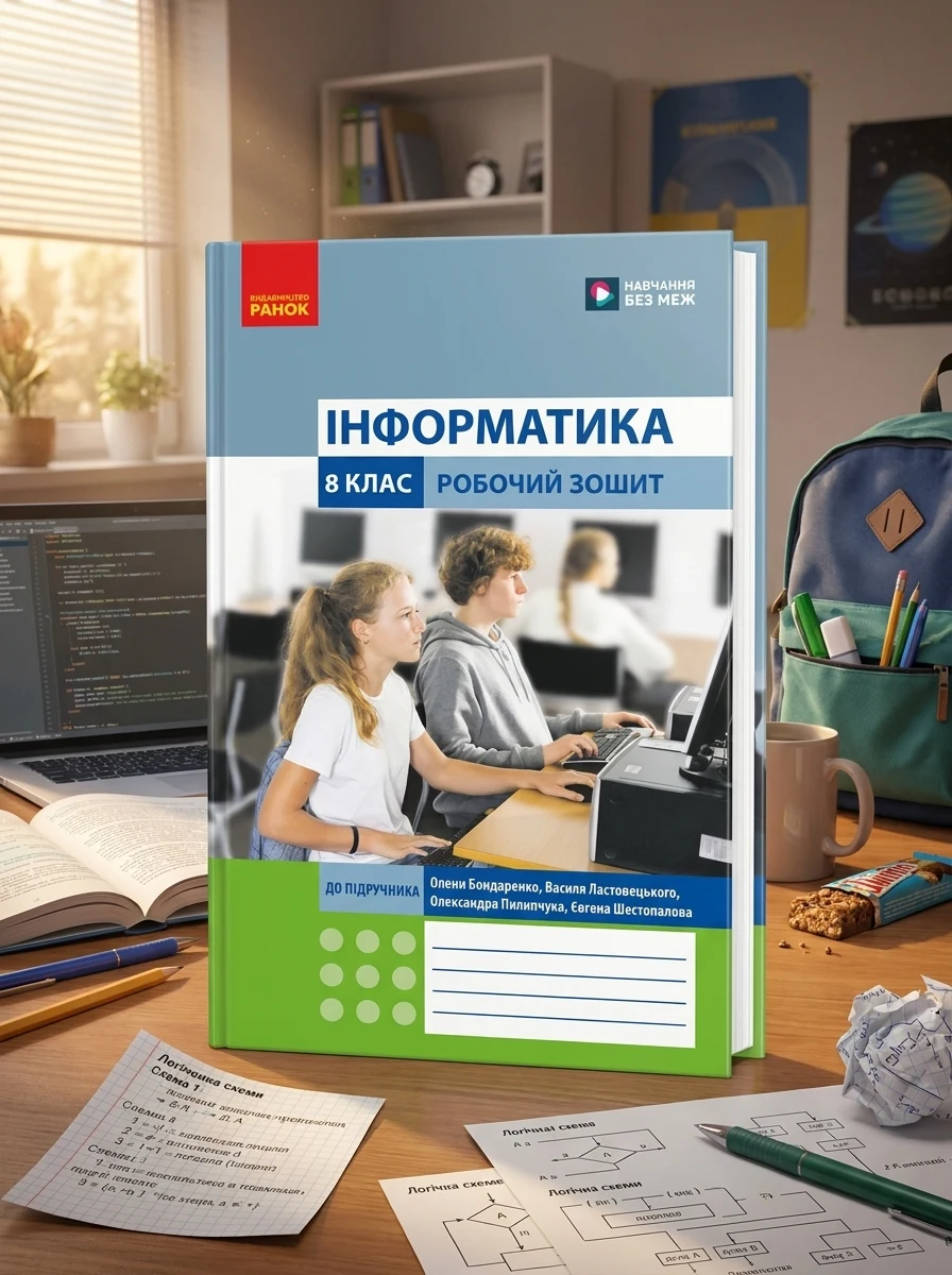 Інформатика. 8 клас. Робочий зошит до підручника О. Бондаренко та ін.