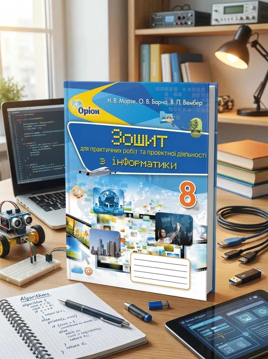 Інформатика 8 клас. Зошит для практичних робіт та проєктної діяльності — Вивчення мов
