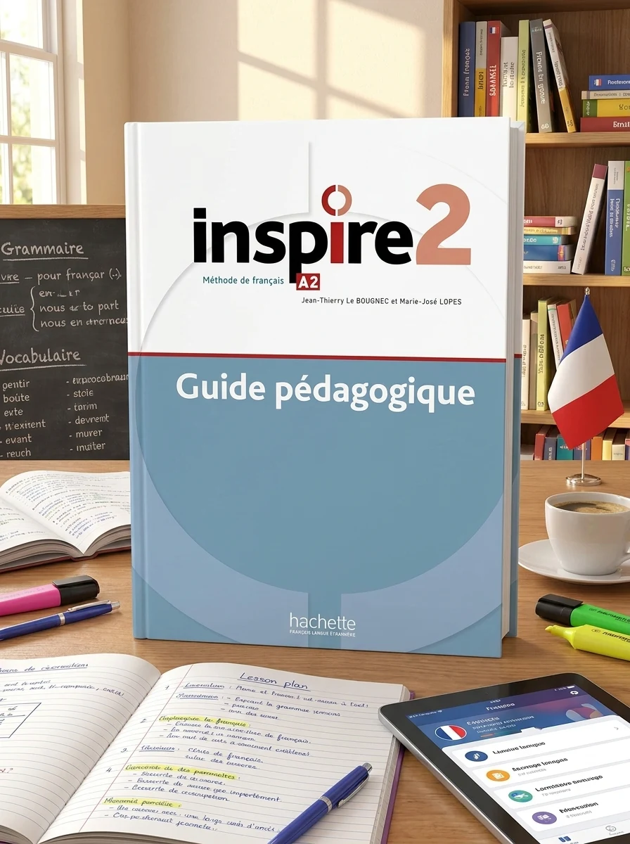 Inspire. Niveau A2. Guide pedagogique — Вивчення мов