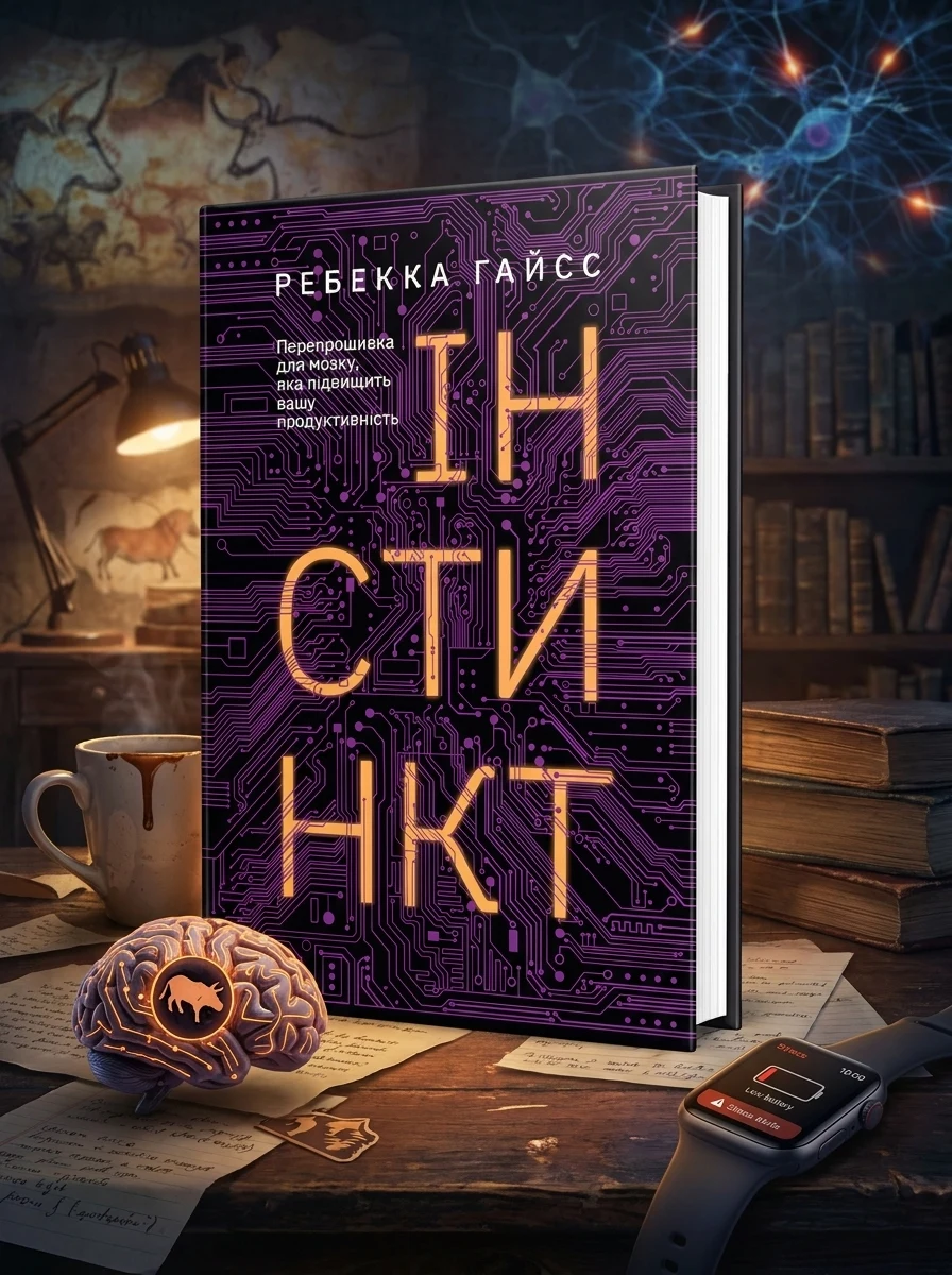 Інстинкт. Перепрошивка для мозку, яка підвищить вашу продуктивність — Ребекка Гайсс, обкладинка