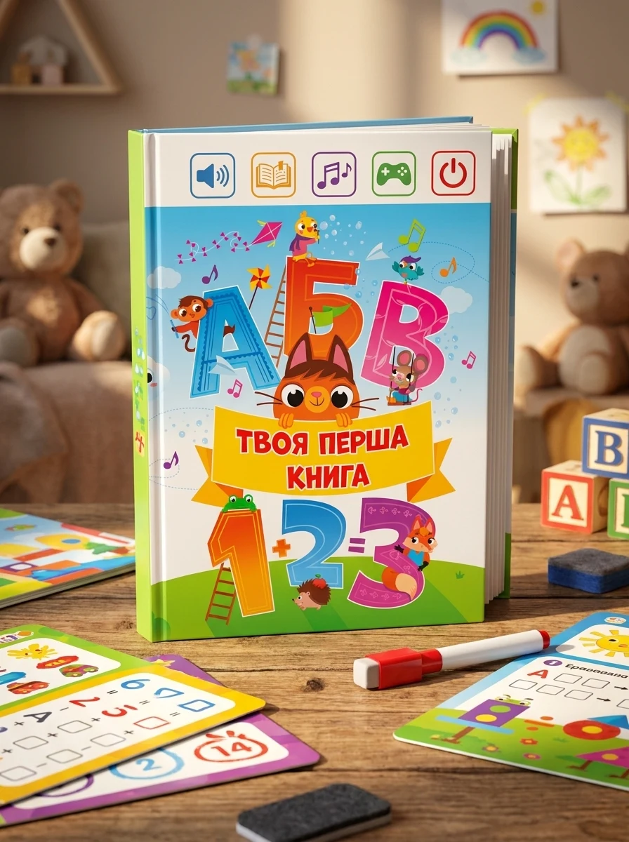 Інтерактивна книга. Твоя перша книга. Звукові ефекти — Дитячі книги