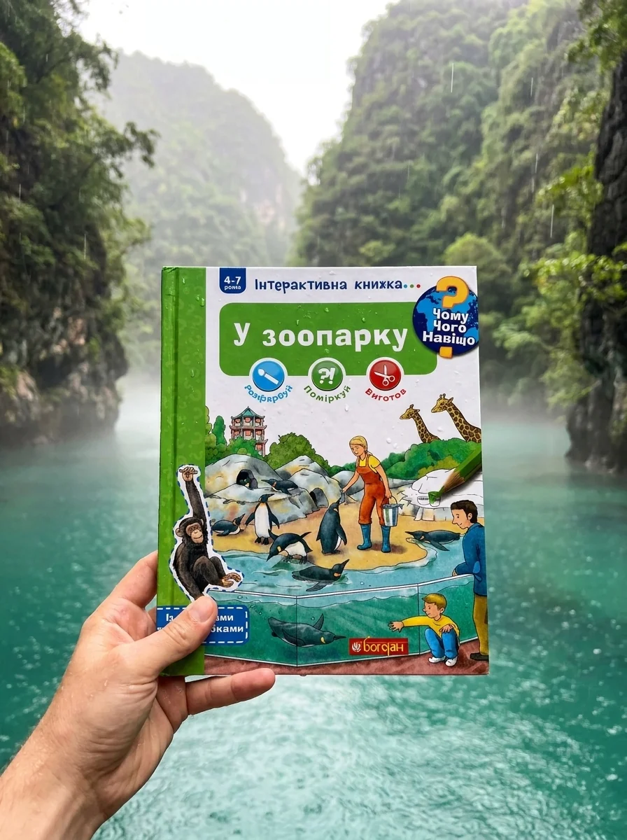Інтерактивна книжка... Чому? Чого? Навіщо? У зоопарку — фото 2