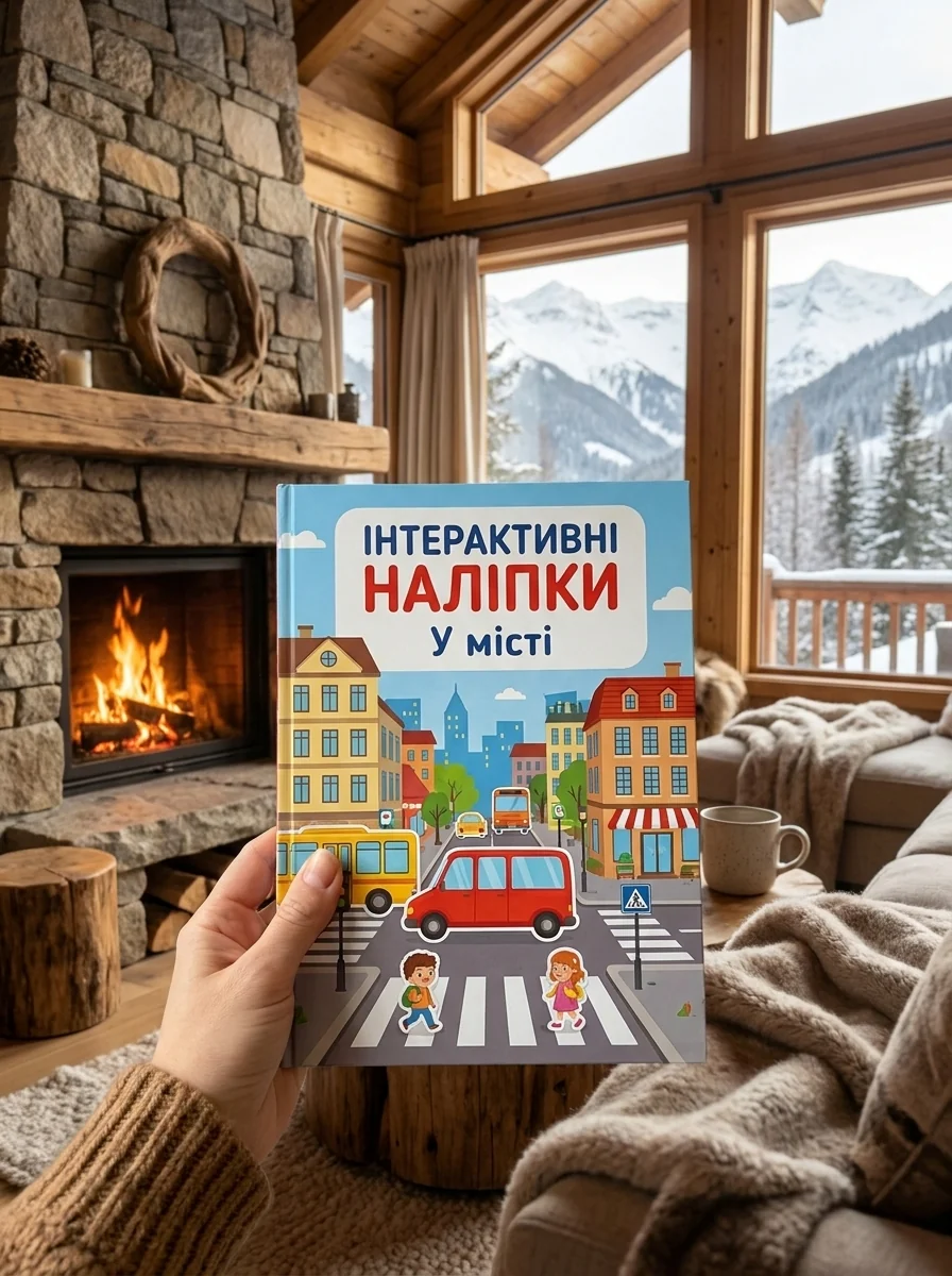 Інтерактивні наліпки. У місті — Дитяча література