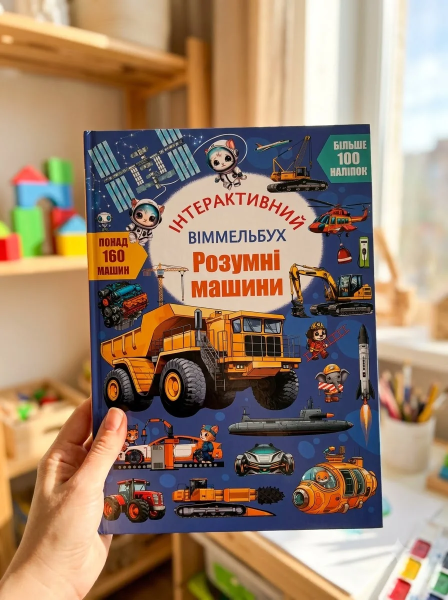 Інтерактивний віммельбух. Розумні машини — Дитяча література