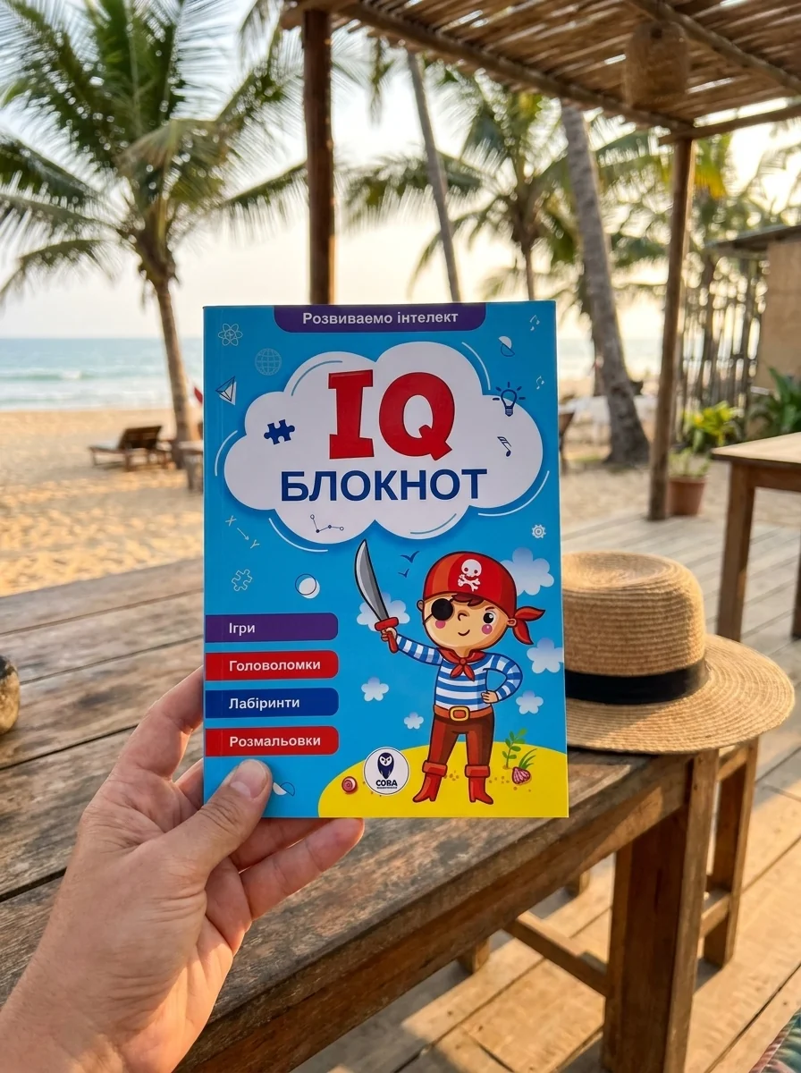 IQ Блокнот. Блакитний — Книги