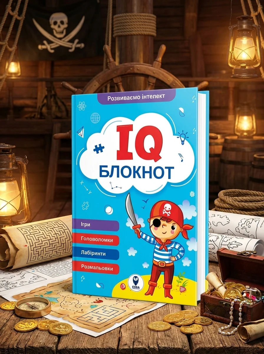 IQ Блокнот. Блакитний