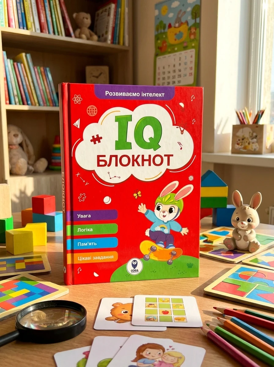 IQ Блокнот. Червоний — Книги