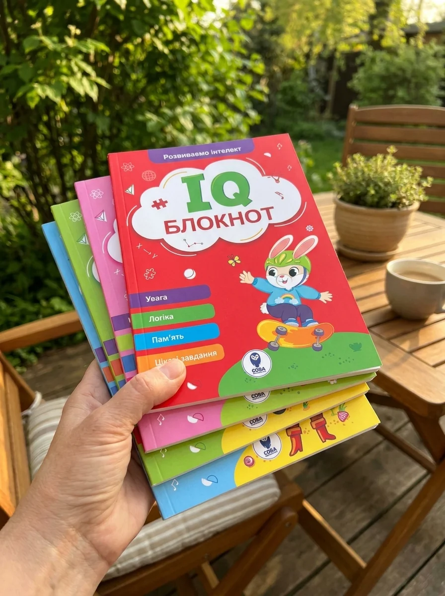 IQ Блокнот. Комплект із 4 книг — Юлія Семченкова, обкладинка