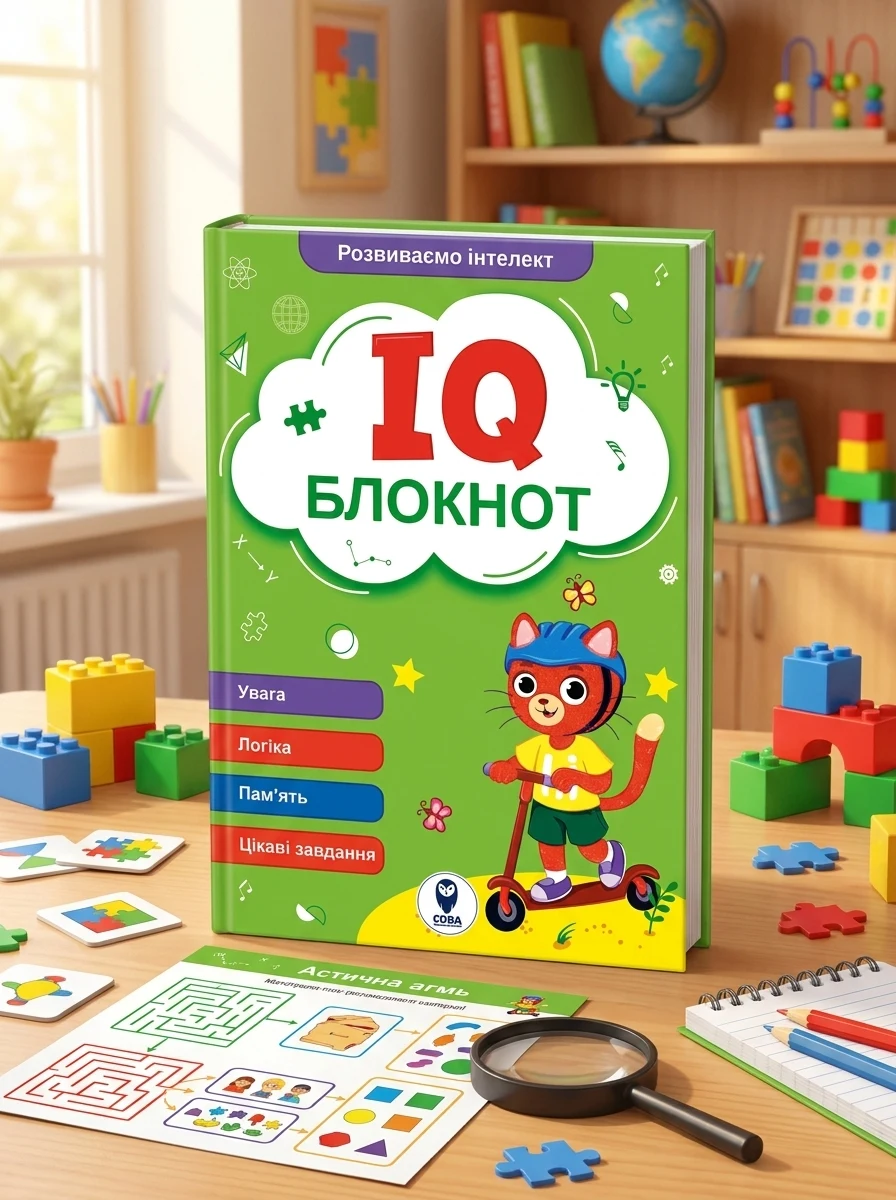 IQ Блокнот. Зелений