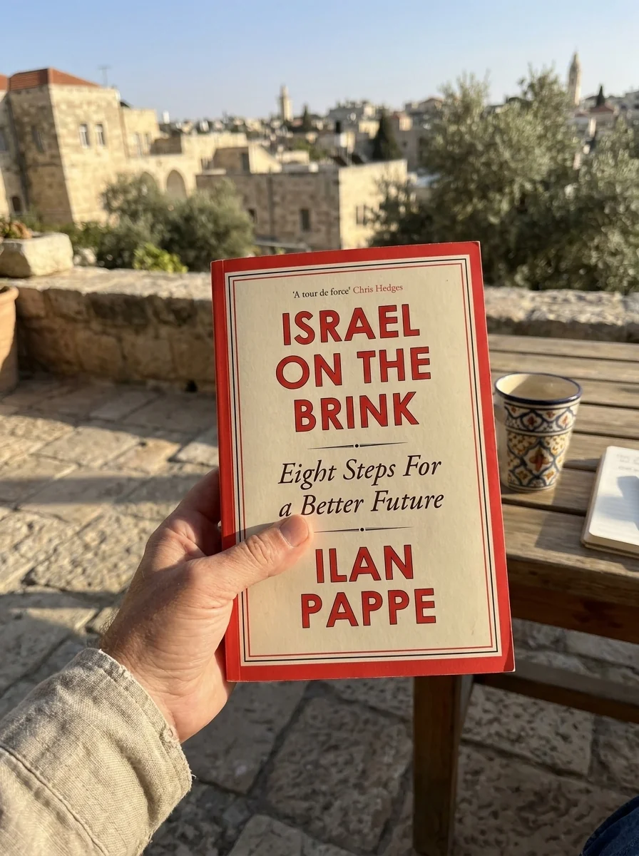 Israel on the Brink — Ilan Pappe, обкладинка