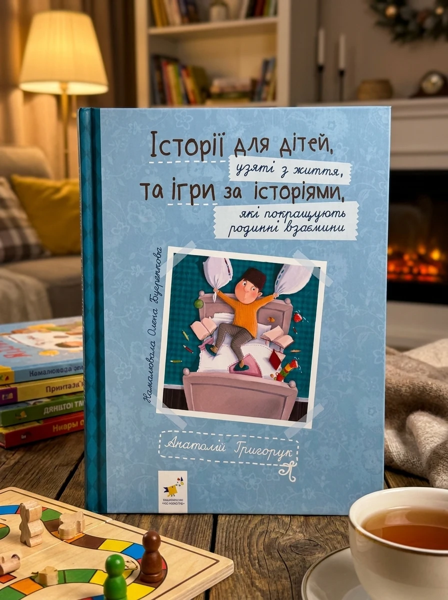 Історії для дітей, узяті з життя, та ігри за історіями, які покращують родинні взаємини