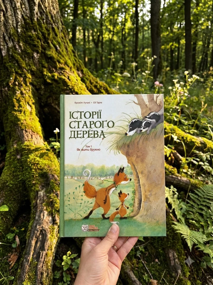 Історії старого дерева. Том 1. Як жити дружно — Брижіт Лучані, обкладинка