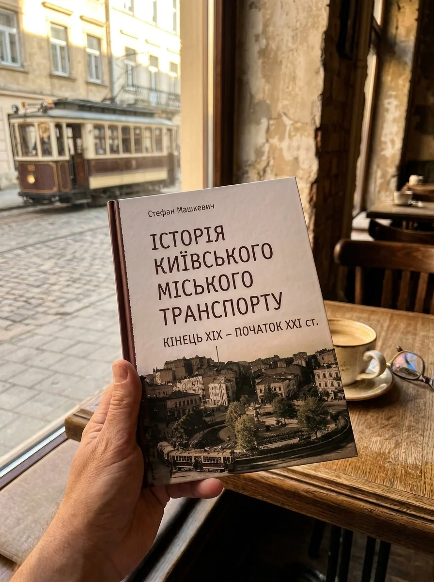 Історія Київського міського транспорту. Кінець XIX - початок XXI ст. — Стефан Машкевич, обкладинка