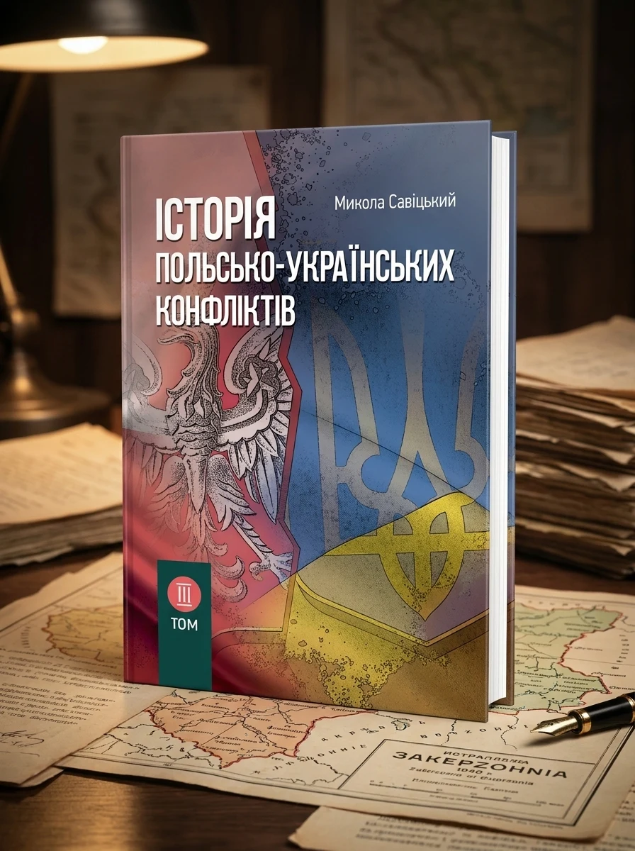 Історія польсько-українських конфліктів. Том 3 — Сивіцький М., обкладинка