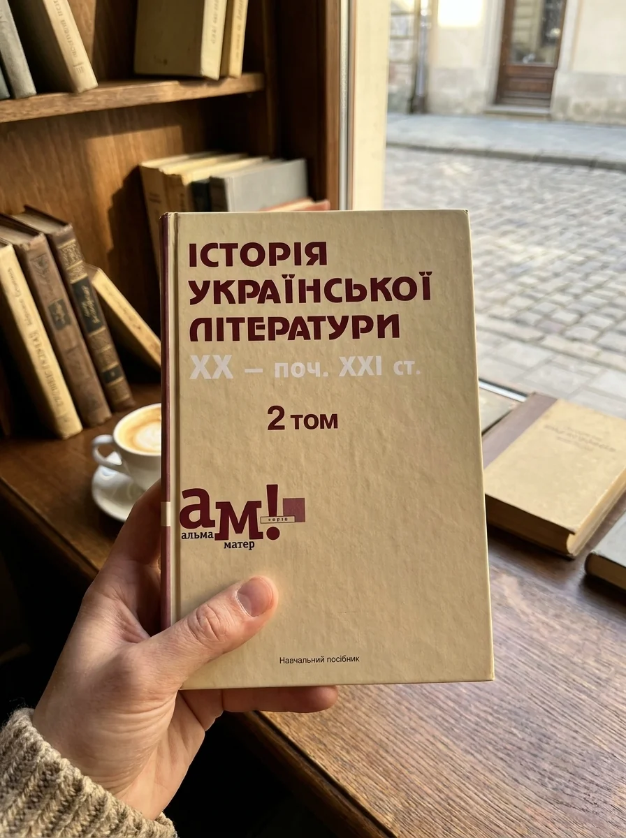 Історія української літератури ХХ - поч. ХХІ ст. 2 том — Володимир Кузьменко, обкладинка