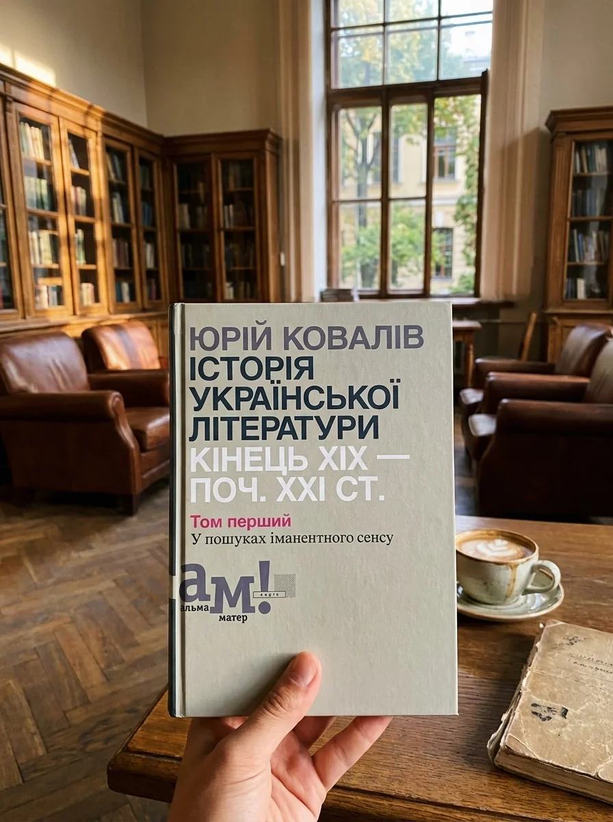 Історія української літератури: кінець ХІХ – поч. ХХІ ст. У пошуках іманентного сенсу. Том перший — Юрій Ковалів, обкладинка