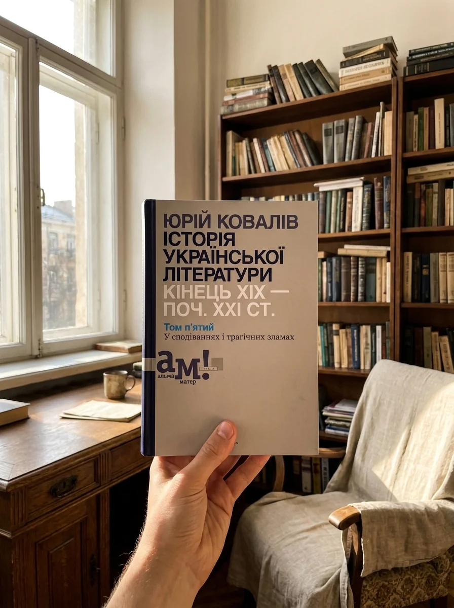 Історія української літератури кінець ХІХ - початок ХХІ ст. Том 5. У сподіваннях і трагічних зламах — Юрій Ковалів, обкладинка