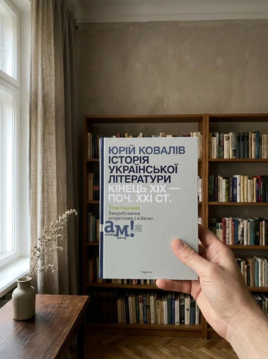Історія української літератури кінець ХІХ - початок ХХІ ст. Том 7. Випробування репресіями і війною — Юрій Ковалів, обкладинка