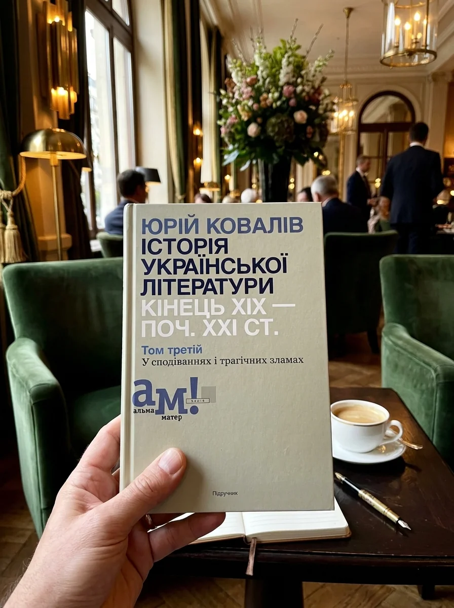 Історія української літератури. Кінець XIX – поч. XXI ст. Том 3. У сподіваннях і трагічних зламах — Юрій Ковалів, обкладинка