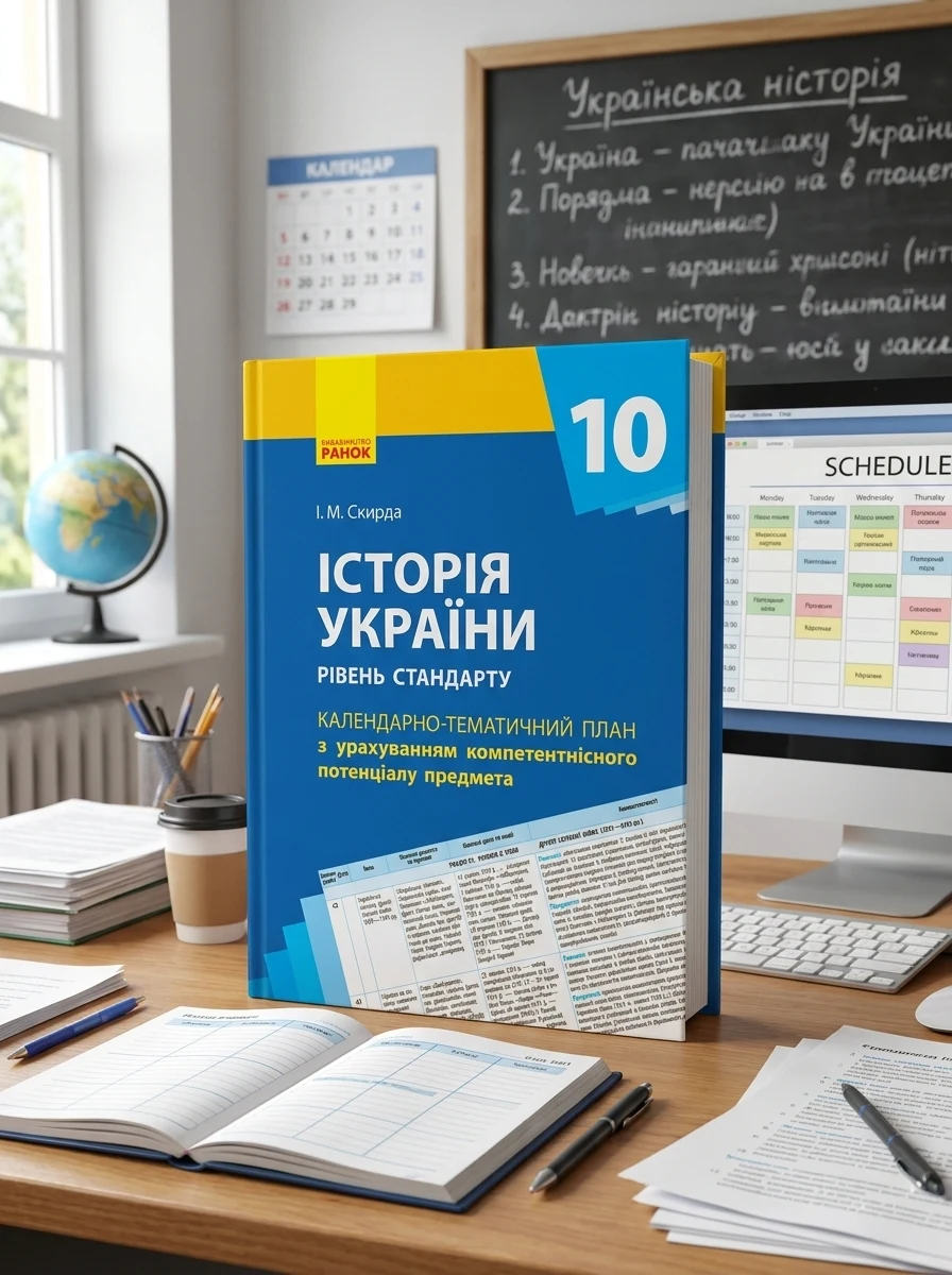 Історія України 10 клас. Календарно-тематичний план. Рівень стандарту — Історія та публіцистика