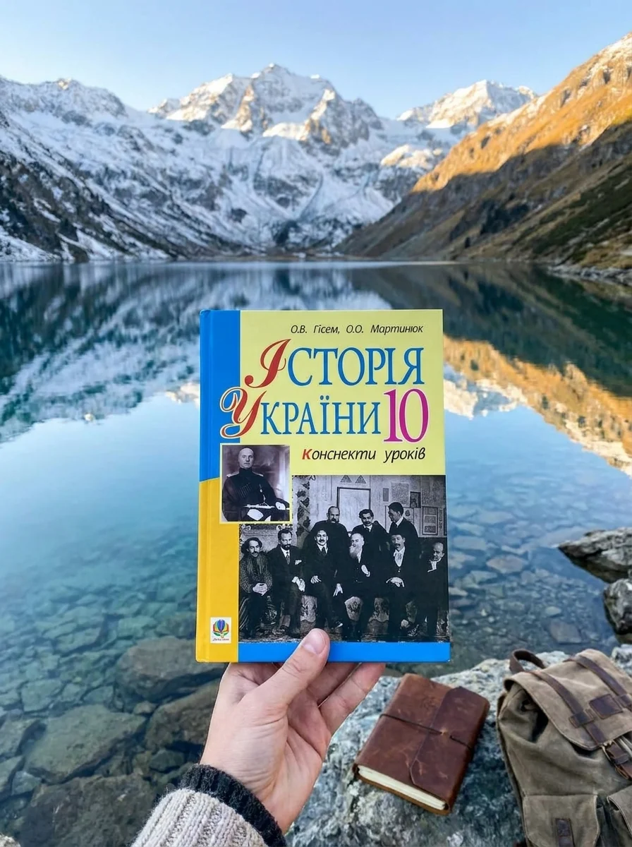 Історія України. 10 клас. Конспекти уроків — Олександр Гісем, обкладинка
