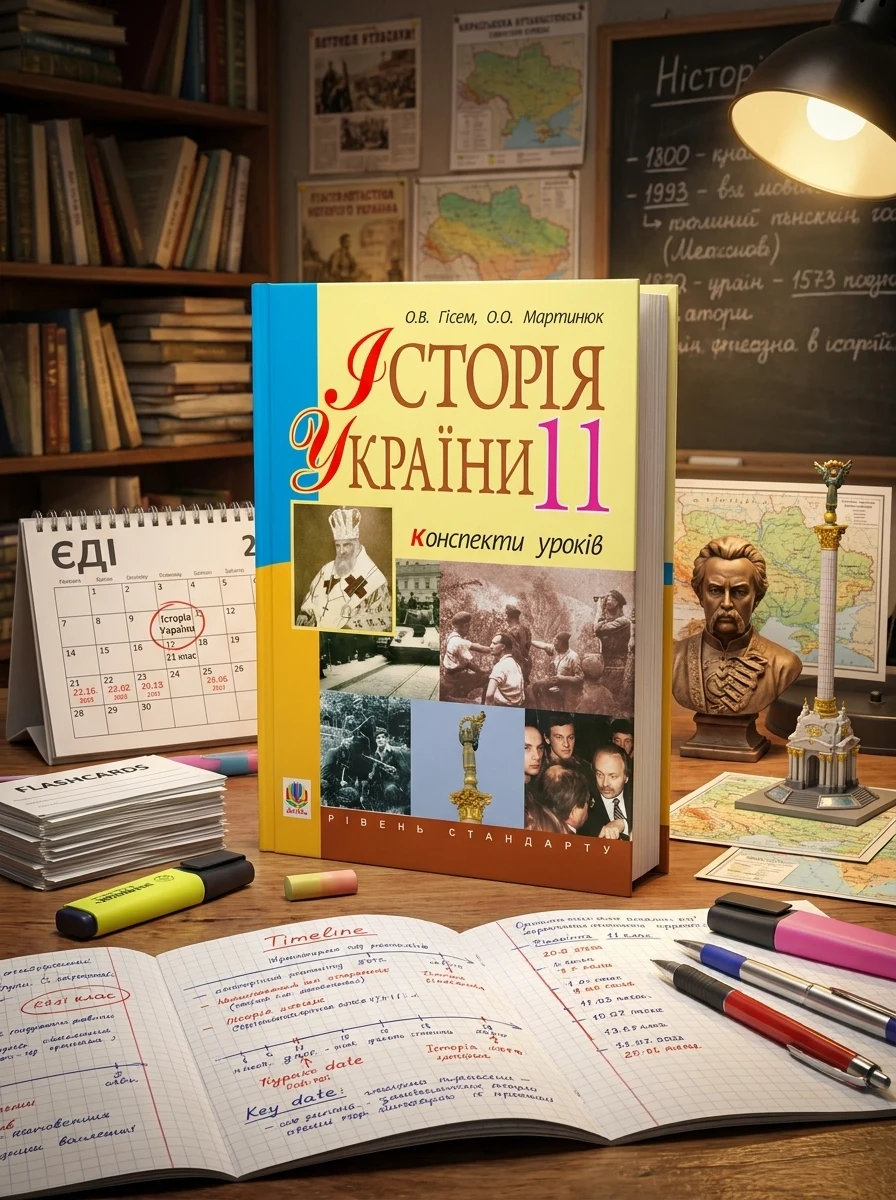 Історія України. 11 клас. Конспекти уроків