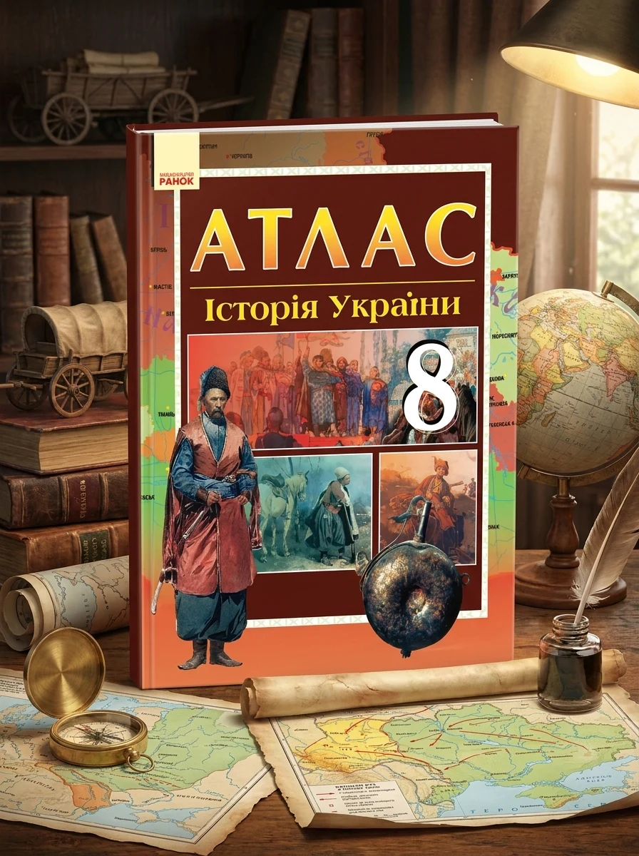 Історія України 8 клас. Атлас — Історія та публіцистика